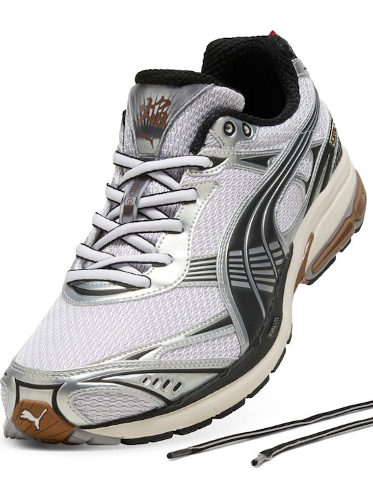 Herren Sneakers Mattes Silber Puma Schwarz