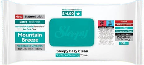 Sleepy Easy Clean General Use Cleaning Wipes