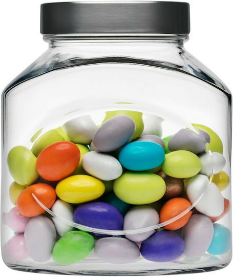 Espiel Elips Vase Allgemeine Verwendung mit Deckel Glas Gray 1000ml