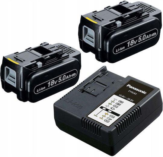 Panasonic EY74A3 Akkuschrauber Batteriebetrieb 18V 2x5Ah
