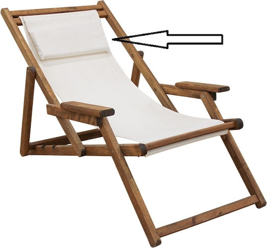 Zita Plus Gartenstuhlkissen Toscana Ecru 118x118cm