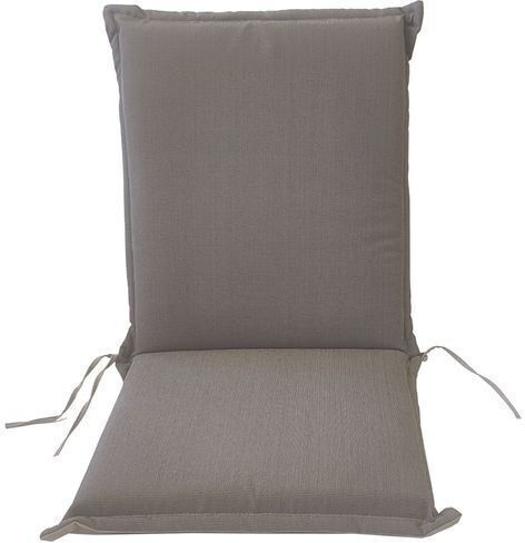 Velco Μαξιλάρι Καρέκλας Κήπου με Πλάτη Καφέ 96x48εκ.