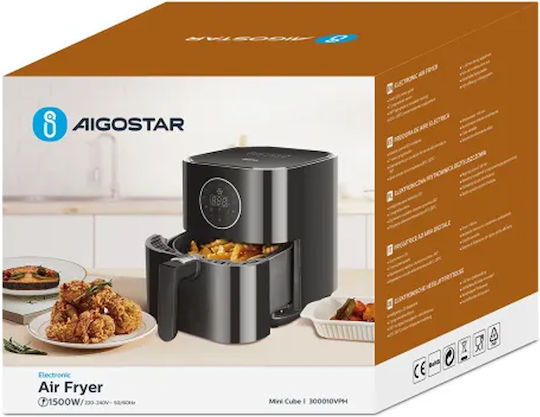 Aigostar 30VPH Heißluftfritteuse 7Es Schwarz