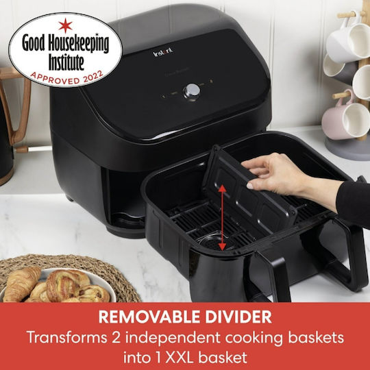 Instant Pot Vortex Versazone Air Fryer με Διπλό Αποσπώμενο Κάδο 8.5lt Μαύρο