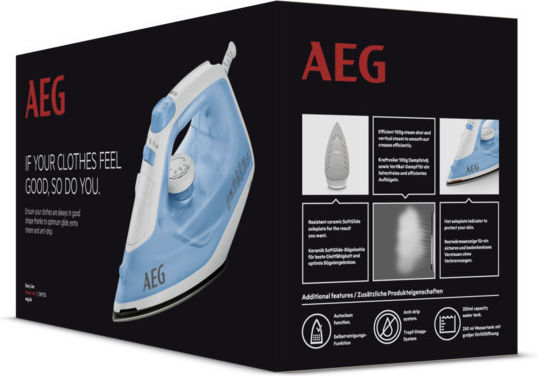 AEG DB1730 950008566 Ютия с Пара 2300W с Постоянна Парна Струя 30л/мин