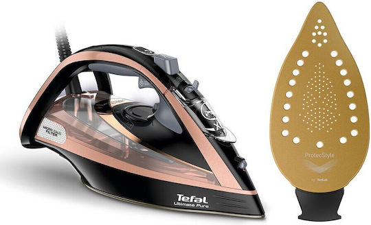 Tefal Ultimate Pure Steam Iron 3000W with Non-stick Plate and Continuous Steam Supply 60g/min