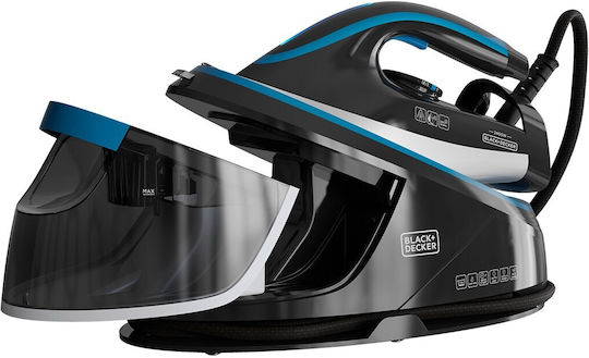 Steam Iron 2400W with Ceramic Plate and Continuous Steam Supply 120g/min