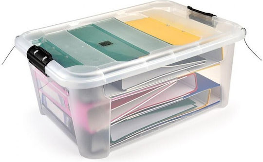 Viosarp New Gen Cutie de Depozitare din Plastic cu Capac Transparentă 56.5x43x25cm