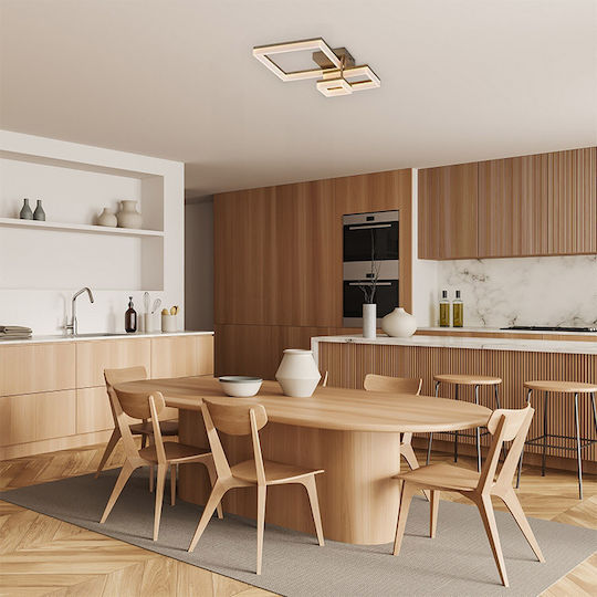 Rabalux Amilia Smart Mount Ceiling Light Gold With Integrated LED
