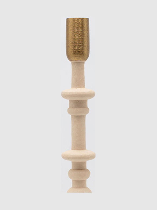 Кандилник Металик в Бежов Цвят 10.5x35.5бр 1бр