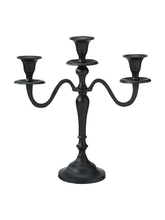 Zaros Кандилник Алуминиев 3-Керосинов Черен 29x10x30см Mh464