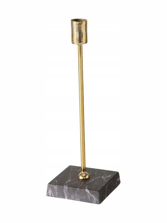 Boltze Marmor Kerzenhalter in Gold Farbe 32x32x32cm