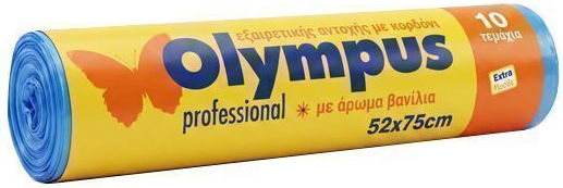 Olympus Aromatische Müllbeutel mit Kordel 52x75cm 10Stück Blau
