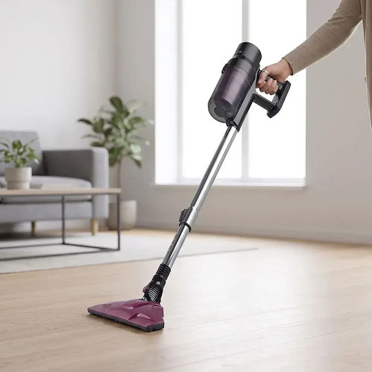 Muhler MVS-609 Електрическа прахосмукачка 2 в 1 Stick & Ръчна 600W Лилава