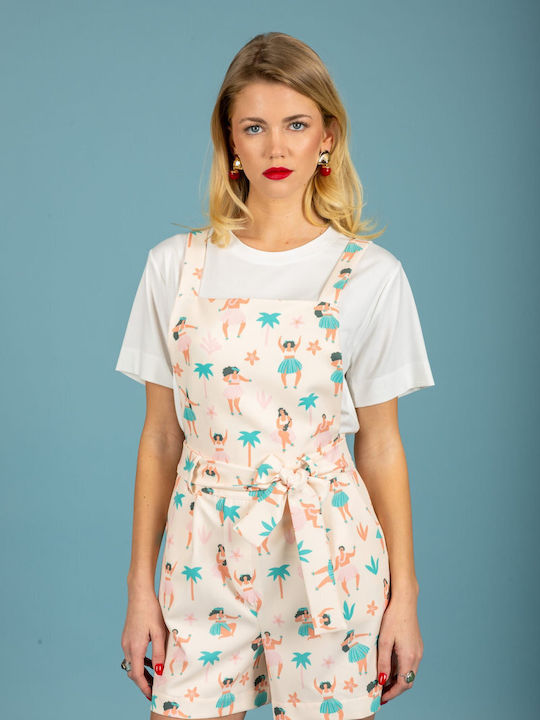 Damen Jumpsuit Beige