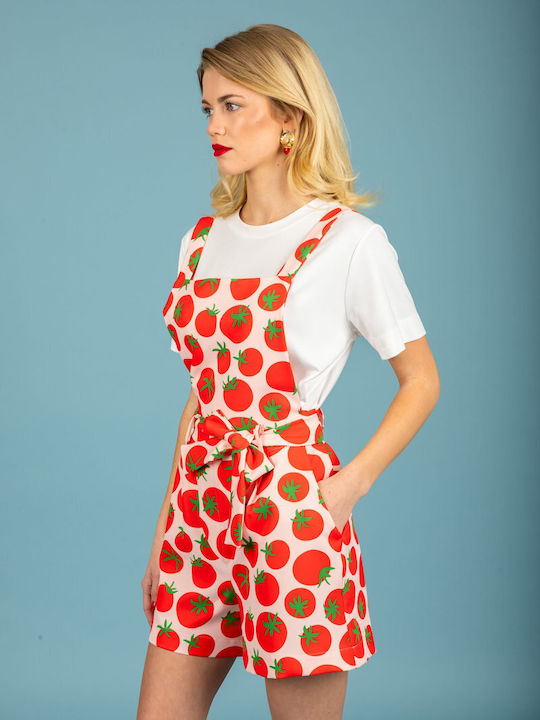 Damenteiliger Jumpsuit Rotes
