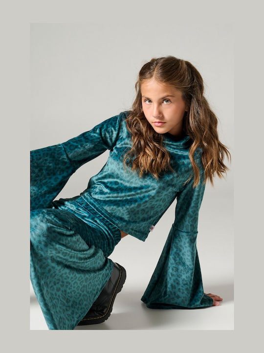 Kids Set with Leggings Winter 2 Pieces Petrol