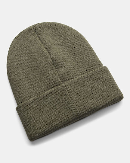 Beanie Unisex Knitted Beanie in Khaki Colour
