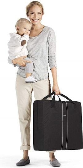 BabyBjorn Travel Crib Light Loc de joacă Plasă neagră 112x82cm