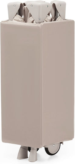 Kinderkraft Joy2 Laufstall 2 Ebenen mit Matratze Beige 129x73cm