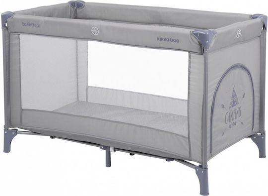 Kikka Boo So Gifted Playpen with Mattress Gray 124x64cm