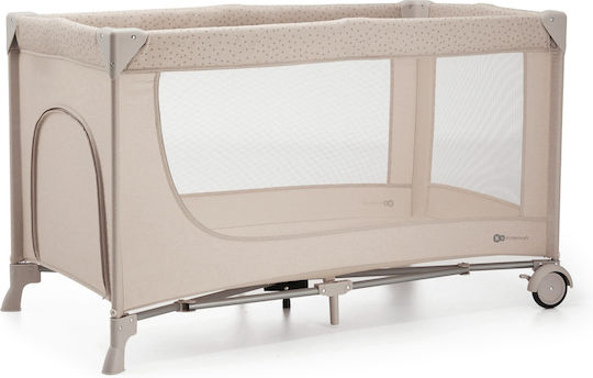 Kinderkraft Joy2 Laufstall 2 Ebenen mit Matratze Beige 129x73cm
