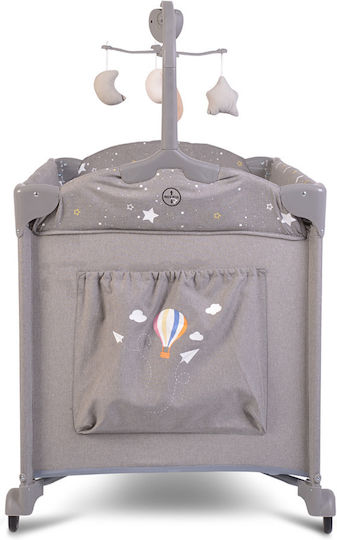 Cangaroo Once Upon A Time Playpen 3 Levels with Changing Table & Mattress Gray 125x62cm