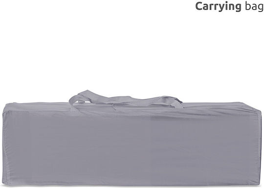 Lorelli Up & Down Παρκοκρέβατο 2 Επιπέδων Γκρι 125x65cm