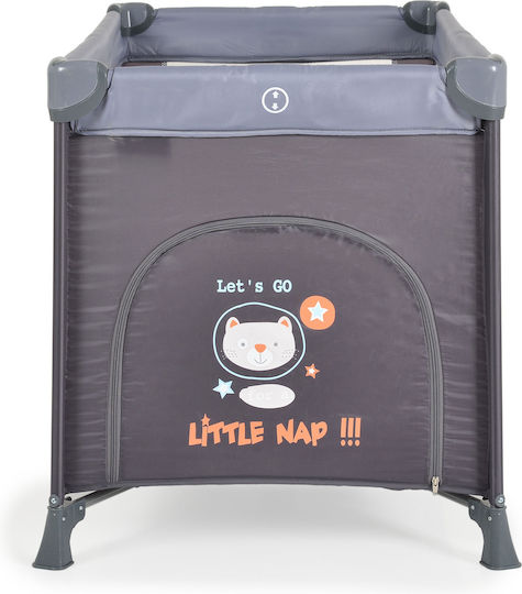 Cangaroo Tommy Playpen 2 Levels with Mattress New Grey 120x60cm