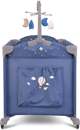 Cangaroo Once Upon A Time Playpen 3 Levels with Changing Table & Mattress Jeans 125x62cm