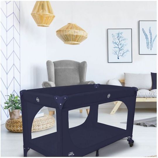 Asalvo Essential Παρκοκρέβατο με Στρώμα Μπεζ 65x125cm