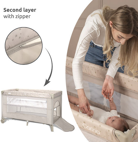 Lorelli Playpen 2 Levels with Mattress Pink