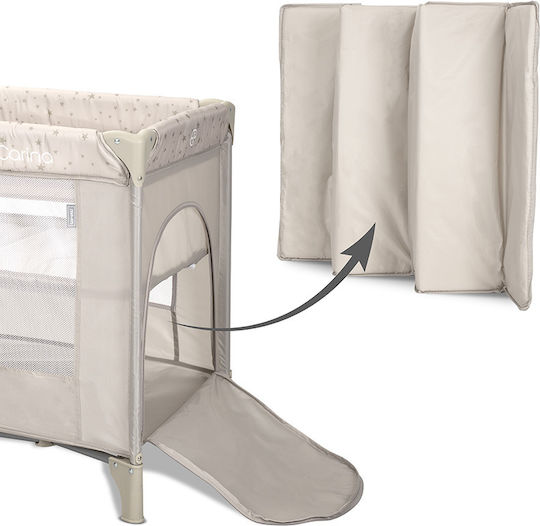 Lorelli 2-Level Playpen With Blue Mattress 67x127cm