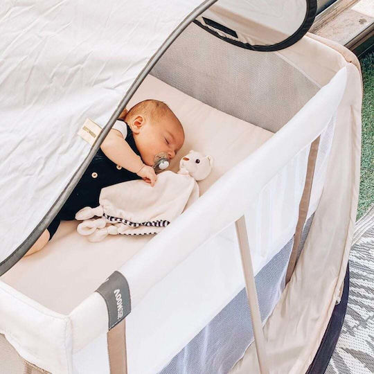 Aeromoov Instant Travel Cot Παρκοκρέβατο 2 Επιπέδων με Στρώμα Γκρι 130x92cm