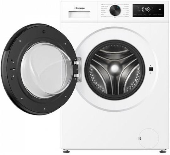 Hisense Mașină de Spălat Rufe 13kg cu Tehnologie cu Abur 1400 Rotații WF1I1342BWM2