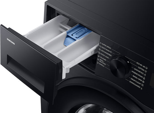 Samsung Washing Machine 9kg with Steam Technology 1400 Rounds Ecobubble Black WW90DG5G34ABLE