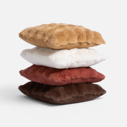 Nef-Nef Homeware Възглавница за Диван Reality от Изкуствена Кожа Paprica 45x45см (Различни Цветове)