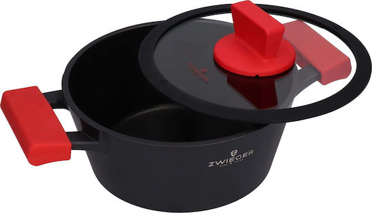 Zwieger Obsidian Deep Pot Made of Aluminum 2lt / 20cm