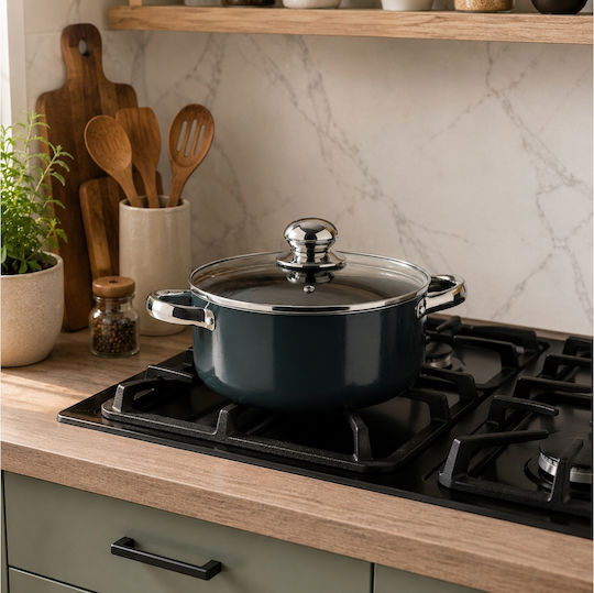 Pyrex Classique Shallow Pot Made of Aluminum 5lt 28cm