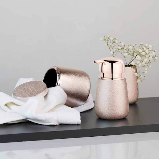 Wenko Glimma Spender Keramik Rosa 220ml
