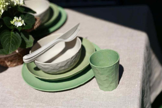 Koziol Teller Suppe Kunststoff Weiß mit Durchmesser 22cm 4Stück