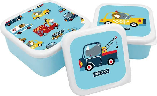 Nerthus Kunststoff Kinderlebensmittelbehälter Abendessen-Set Fußball