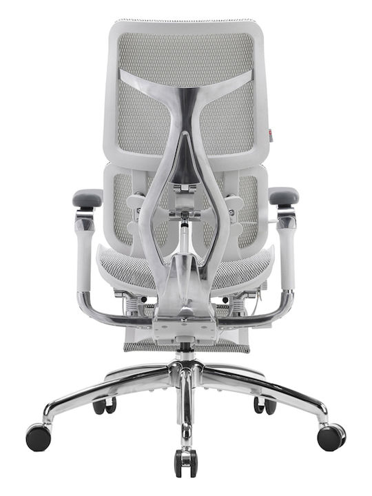 Sihoo Doro S300 Office Chair with Adjustable Arms Off White