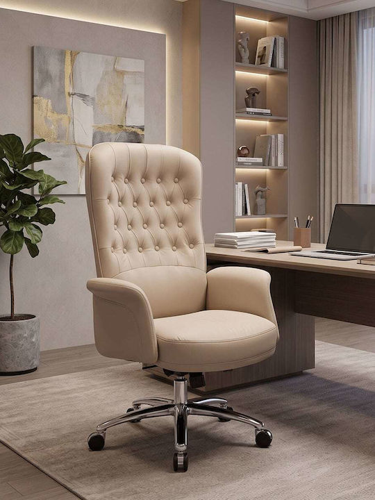 Pakketo Kaline Executive Chair with Recline Beige Shade