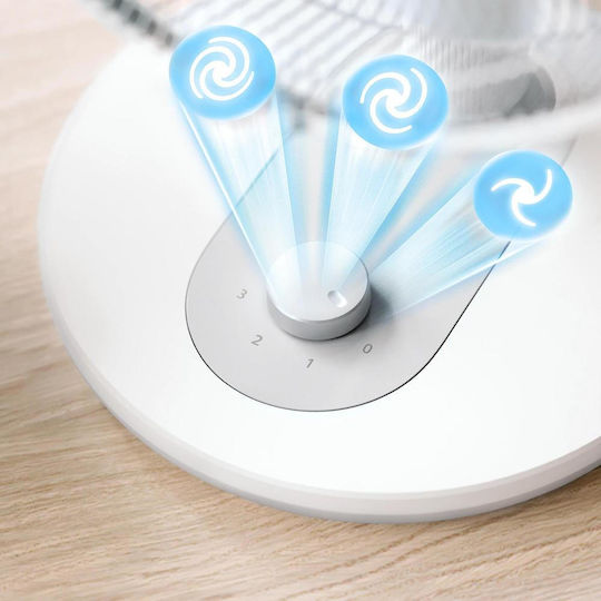 Philips Настолен Вентилатор 25W Диаметър 15cm Бял