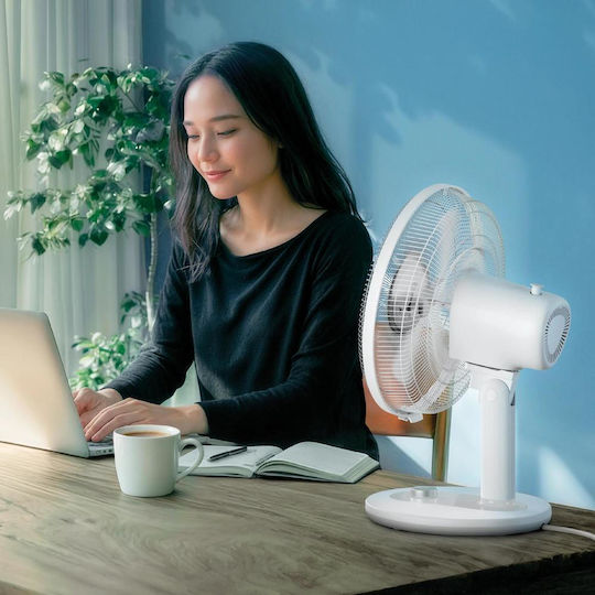 Philips Настолен Вентилатор 25W Диаметър 15cm Бял