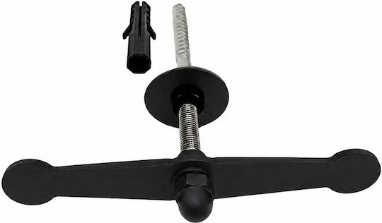 Edelstahl Schwarze Windstütze Länge 140mm 171-b014 Metalor