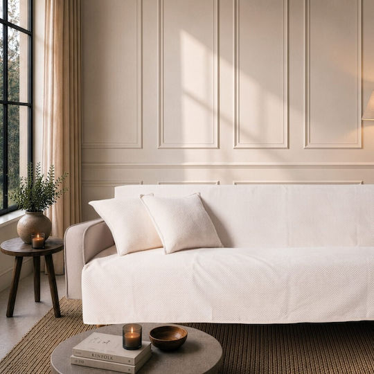 Teoran Pearl Cuverturi Pentru Canapea De Fotoliu 180x150cm Ecru