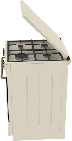 Gorenje Aragaz Gaz Lichid și Electricitate 71lt cu Plite Emailate P60cm Gorenje Gks6c71cli Kitchen