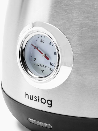 Huslog Електрическа Кана 1.7л 2200W Черна